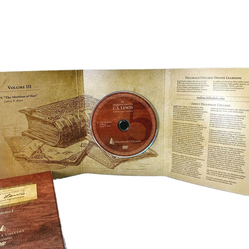 Introduction to C.S. Lewis 3-DVD's Set Courses by Hillsdale College 9-Lectures - Picture 9 of 9